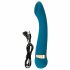 Hot 'n Cold - Rechargeable Cooling and Warming G-Spot Vibrator (Turquoise) 