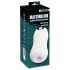 STROKER - Rechargeable Suction Vibrating Masturbator (White) 