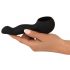 Couples Choice - Rechargeable Warming Massage Vibrator (Black) 