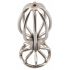 ANOS Metal Cage Steel Anal Dildo (Silver) 2.8cm 