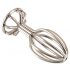 ANOS Metal Cage Steel Anal Dildo (Silver) 2.8cm 