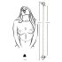 Bad Kitty - Cupid's Arrows Nipple Jewelry Set (Silver) 