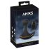 ANOS - Rechargeable, Waterproof Anal Vibrator with Radio (Black) 