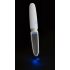 Liaison Straight - Rechargeable LED Vibrator (Translucent-White) 