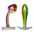 ANOS Metal Rainbow - Metal Anal Plug Set (2-piece)