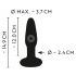 ANOS - Rechargeable, Waterproof Anal Vibrator (Black)