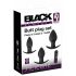 Black Velvet - Rechargeable Anal Vibrator Set - 3 Pieces (Black) 