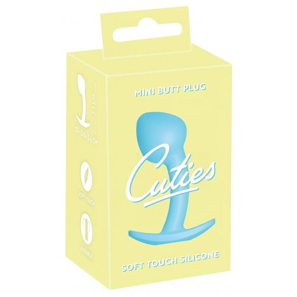 Cuties Mini Anal Plug - Blue Silicone (2.6cm) 