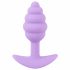 Cuties Mini Butt Plug - Silicone Anal Dildo - Purple (2.8cm) 