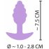 Cuties Mini Butt Plug - Silicone Anal Plug - Purple (2.8cm)