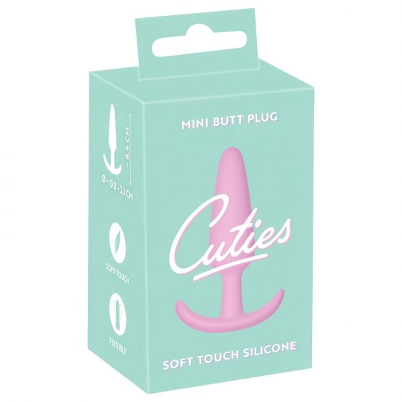 Cuties Mini Silicone Butt Plug - Pink (2.1cm)