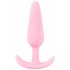 Cuties Mini Butt Plug - Silicone Anal Dildo - Pink (2.1cm) 