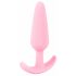 Cuties Mini Butt Plug - Silicone Anal Dildo - Pink (2.1cm) 