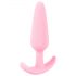 Cuties Mini Butt Plug - silicone anal plug - pink (2.1cm)