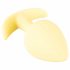 Cuties Mini Silicone Anal Plug - Yellow (3.1cm) 