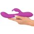 Javida Thumping Rabbit - Triple Motor Clitoral Vibrator (Purple) 