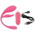 SMILE - Rechargeable Wireless Vibrating Egg (Pink) 