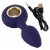 SMILE - Rechargeable Anal Vibrator (Purple) 