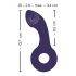 SMILE - Rechargeable G-spot and P-spot Vibrator (Purple)