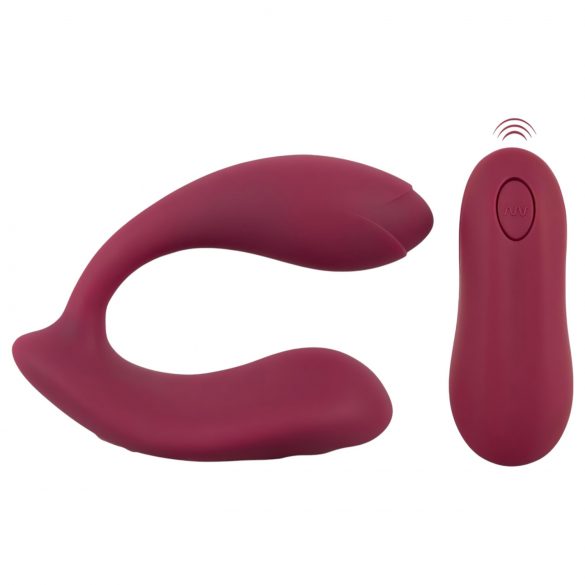 You2Toys Rosenrot - rechargeable, wearable vibrator with remote control (red)