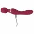 Rose Red - Rechargeable Rose Stick Vibrator (Red) 