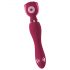 Rose Red - Rechargeable Rose Stick Vibrator (Red) 