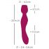 Rose Red - Rechargeable Rose Stick Vibrator (Red) 