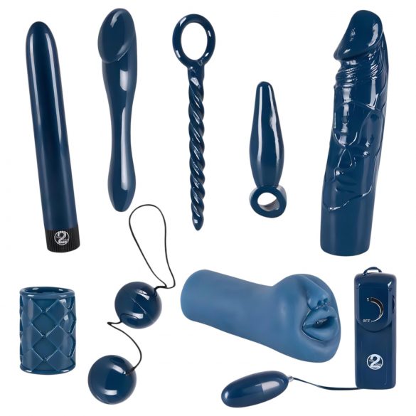 You2Toys - Midnight Blue - Vibrator Set (9 Pieces) 