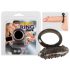 You2Toys - Clear Silicone Vibrating Penis Ring - Black 