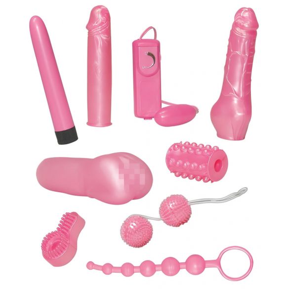 You2Toys - Pink - Vibrator Set (9 Pieces) 