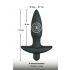 Black Velvet Anal Plug Vibrator - Small