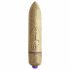 RO-80mm - Small Lipstick Vibrator (7 Patterns) - Gold 