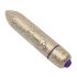 RO-80mm - Small Lipstick Vibrator (7 Patterns) - Gold 