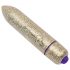 RO-80mm - Small Lipstick Vibrator (7 Patterns) - Gold 