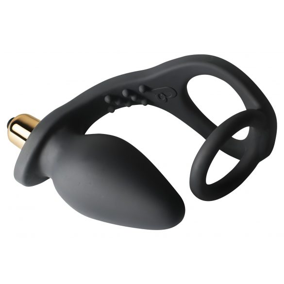 RO-ZEN Double Cock Ring with Anal Vibrator 