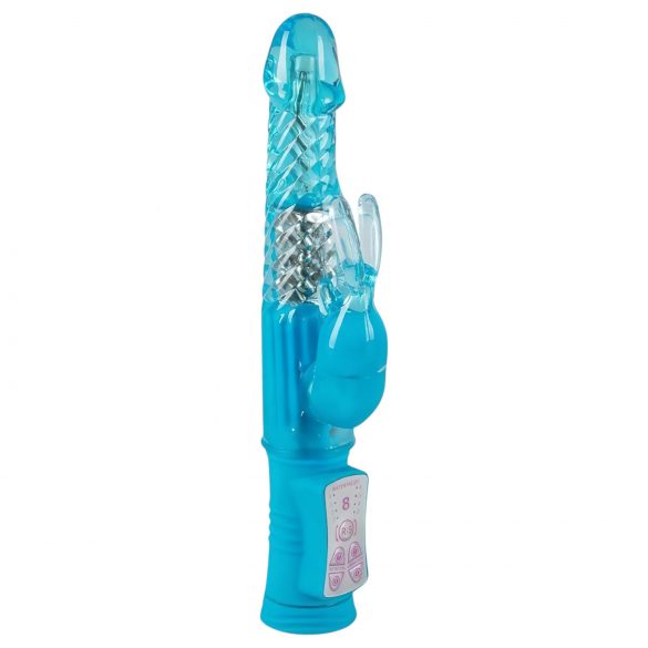 You2Toys - Sugar Babe - Beaded Rabbit Vibrator (Blue) 