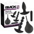 Black Velvet Anal Set (4-Piece) 