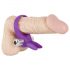 SMILE Rabbit - Vibrating Penis Ring (Purple) 