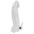 Crystal Skin - Penis Extender Sleeve with Vibration 