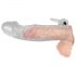 Crystal Skin - Penis Extender Sleeve with Vibration 