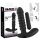 Black Velvet Ribbed Vibrator - Medium (Black)