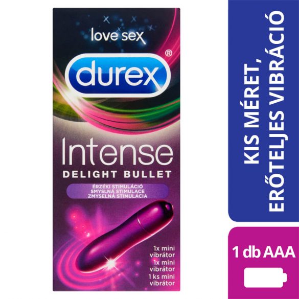 Durex Intense Delight Bullet - Mini Vibrator (Purple) 