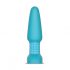 b-Vibe - Rechargeable Beaded Anal Vibrator (Turquoise) 