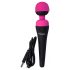 PalmPower Wand - Rechargeable Massage Vibrator (Pink-Black) 