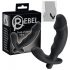 Rebel - Prostate Vibrator with Penis (Black) 