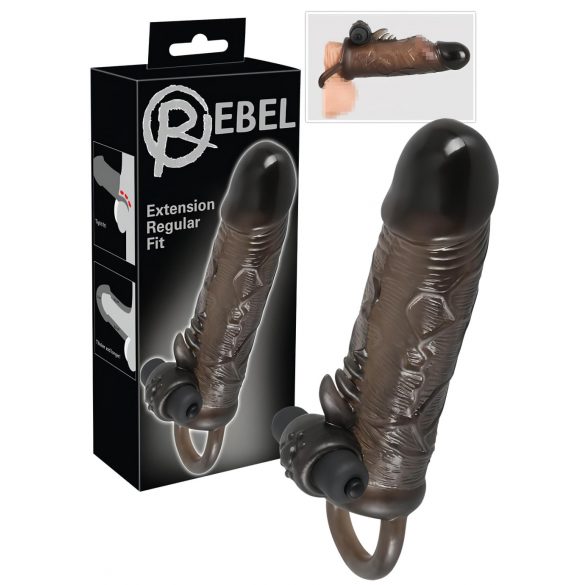 Rebel Regular - Vibrating Penis Sleeve (19cm) 