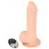 Wireless 7 - radio-controlled silicone vibrator (natural)