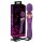 Javida Double - Massage Vibrator (Purple) 