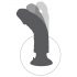 King Cock 9" Bendable Suction Cup Vibrator (9 Inches) - Natural 