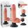 King Cock 7 Flexible Dildo with Suction Cup (7 Inch) - Natural 